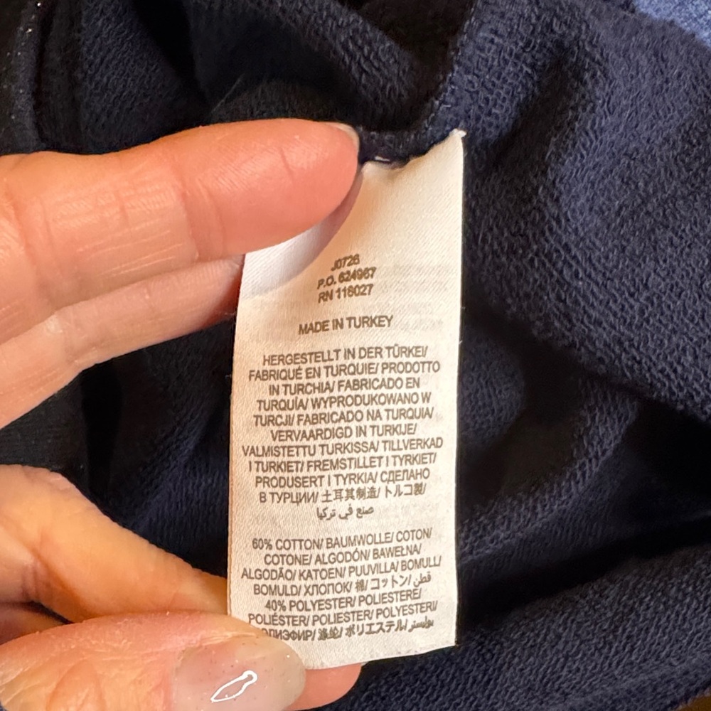 Boden Charcoal Leaf Pattern Sweater - image 3